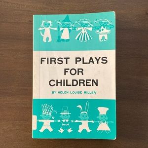 First Plays for Children by Helen Louise Miller (1996) (paperback) ex-library